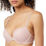 Calvin Klein Women's Push Up Plunge 000QF6345E Bras, Pink (Subdued), 34DD