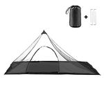 Lixada Camping Tent Mosquito Net with Carry Bag Water Resistant Outdoor Mesh Tent for Hiking Camping Fishing