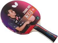 Butterfly RDJ S1 Shakehand Table Tennis Racket - Good Spin, Better Speed, Even Better Control - Recommended for Beginning Level Players - International Table Tennis Federation Approved, Red and Black