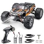 VATOS Brushless Remote Control Car 4WD RC Cars 52km/h High Speed 1:16 Scale Racing Monster Truck All Terrain 2.4Ghz Off Road Crawler Buggy with 2 Rechargeable Batteries for Adults&Kids Q901 Upgraded