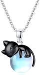 Vadmans Black Cat Necklace Sterling