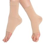 eYotto 1pair Compression Ankle Support Sleeve, Breathable Ankle Wrap for Stabilize Ligament, Relieve pain Arch Sport Stabilize Ligaments - For Swelling and Sprained Ankle, Arthritis, Recovery, Injury