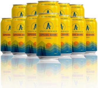 Athletic Brewing Co – Upside Dawn American Alcohol Free Golden Ale – ABV 0.5% (12 Pack)