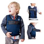 Harkla Weighted Vest for Kids - Neoprene Compression Vest - Ages 2 to 4 - Adjustable Kids Weighted Vest with 2lb weight - Breathable and Washable Compression Vest - Small