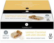 Formulite Protein Bars, 12 x 65gm Box - Meal Replacement Bars, High Protein High Fibre Bars for Men and Women (Lemon Coconut)