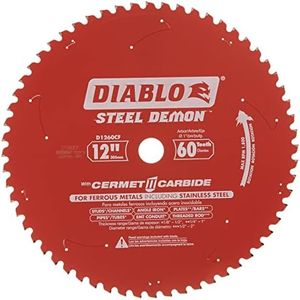 Diablo D1260CF 12-inch Steel Demon 60T Cermet II Carbide Ferrous Metal Saw Blade