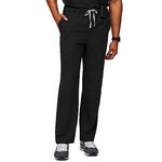 FIGS Medical Scrubs Men's Pisco Basic Scrub Pants (Black, XL)