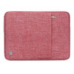 NIDOO 15.6'' Laptop Sleeve Case Water-Resistant Portable Computer Pouch for 15.6'' Asus ZenBook Flip 15/15.6'' Asus ROG Strix Scar II/ 15.6'' Samsung Notebook Odyssey / 15.6'' Dell Latitude 5590, Pink