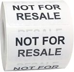 Not For Resale Sticker