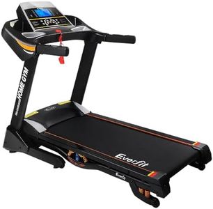 Everfit 3 in 1 Foldable Treadmil with 15% Auto Incline and Handles, 3.5HP Quiet Walking Pad Treadmill with 12 Programs, Shock-Absorbing, Automatic Belt Lubrication Tech