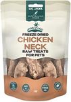 Freeze Dried Chicken Neck Raw Treats 80g for Pets