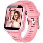 Wiszodet Smart Watch For Kids Gift For Girls Age 5-12,1.54" Touch Screen Kids Smart Watch With Hd Camera Video 24 Games Music Pedometer Flashlight Alarm Clock,Gifts For 7 8 9 10 Year Old Girls Boys