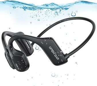 Bone Conduction Headphones Swimming Headphones, IP68 Waterproof Wireless Headset Bluetooth v5.3, Built-in 16GB with MP3 Player, Open Ear Sports Earphones for Swimming, Sports, Running, Driving
