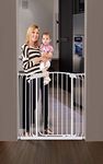 Dreambaby Chelsea Xtra-Tall Security Gate and Extension Set, White