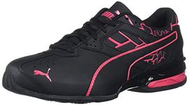 PUMA Unisex-Adult Tazon 6 IRI Wn Sneaker, Puma Black-red Rose, 7.5