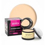 Sevich Hairline Powder，Instantly Conceals Hair Loss, Root Touch up Powder, Hair Shadow Toppers for Women & Men, Touch Up for Thinning Gray Hair, Windproof & Sweatproof, Light Blonde