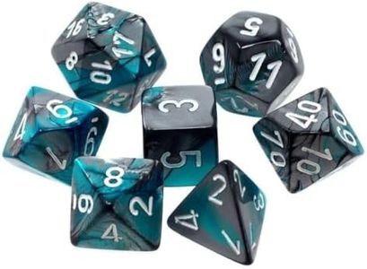 Chessex CHX 26456 Gemini Steel Teal with White (7)