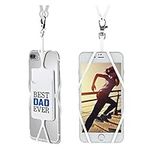 Gear Beast Universal Cell Phone Lanyard with Card Pocket & Silicone Neck Strap