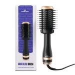 WINSTON 2-In-1 Hair Styling Blow Brush For Women - 1200 Watts|Hot Air Brush, Black