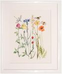 Thea Gouverneur - Counted Cross Stitch Kit - Wildflowers - Aida - 16 Count - Embroidery Kits for Adults - Crafts - DMC Embroidery Threads and Other Cross Stitch Supplies Included - 577A