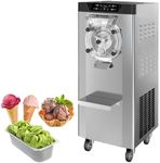 GarveeTech Commercial Ice Cream Machine, 2000W 4.8-6.3 Gal/Hr Hard Serve Ice Cream Maker with Pre-cooling, Auto Clean, Display Screen, Perfect for Restaurants Snack bar Supermarkets