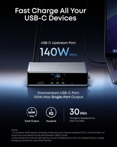 Anker Prime 14-Port Docking Station – USB-C Hub for Laptop & PC