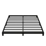 Fly-CTsoar 5 Inch Low Full Size Bed Frame Heavy Duty Metal Platform, No Box Spring Needed, Easy Assembly Mattress Foundation, No Noise, Black