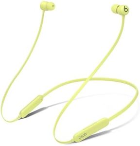 Beats Flex Écouteurs sans Fil – Puce Apple W1 pour Casques et écouteurs, écouteurs magnétiques, Bluetooth Classe 1, 12 Heures d'écoute – Jaune Yuzu