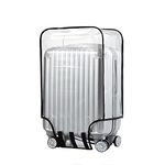 DDGAO Clear PVC Suitcase Cover Protectors20 24 28 30 Inch Luggage Cover for Wheeled Suitcase … (30inch)