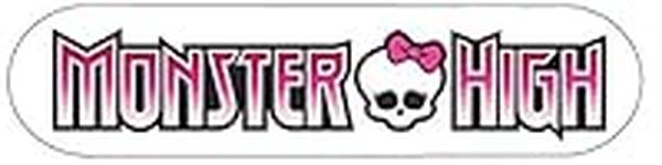 Super Made Retro Reflective Stickers for Bicycle Helmet or Other Sports for Children Monster High Pack of 2