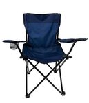 HH Home Hut Lightweight Folding Camping Chair with Cup Holder Portable Comfortable Support Camp Chairs for Adults Ideal for Garden Hiking Fishing, Outdoor Festivals, Beach, Football Includes Carry Bag