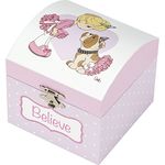 Precious Moments Believe Jewelry Box, One Size, Multicolor