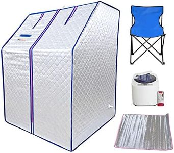 IVYHAVEN Portable Sauna Room, Silver