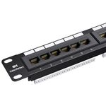 Cable Matters UL Listed Rackmount or Wall Mount 1U 24 Port Network Patch Panel (19-inch Cat6 Patch Panel / RJ45 Patch Panel) for Gigabit Network Switch, 110 or Krone Impact Tools Compatible