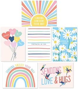 Sweetzer & Orange Thinking of You Cards with Envelopes. Set of 24 Boxed Greeting Cards Thinking Of You Assortment. 300gsm Note Cards and Envelopes (120gsm). Just Because Cards and Kindness Cards