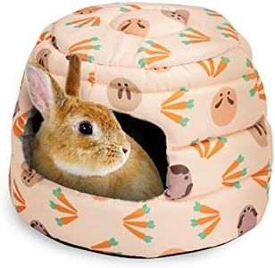 Niteangel Bunny Bed Big Guinea Pig Cave House Hideout for Rabbit Ferret Chinchilla Degu Hedgehogs Squirrel and Other Small Animals