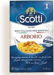 Riso Scotti, Arborio Risotto Rice, 2.2 lbs (1 kg), Superfino, Product of Italy, chef selected, gluten free, non-gmo, vacuumed packed