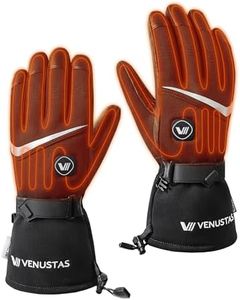 Venustas Heated Gloves for Men & Women, Rechargeable Electric Gloves for Arthritis, Winter Heated Motorcycle Ski Work Gloves