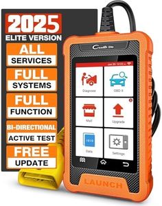 2025 LAUNCH Creader Elite OBD2 Scanner for Honda Acura, Full System Bi-Directional Diagnostic Scan Tool, Full Reset Code Reader, AUTO VIN, Battery Registration, Injector Coding, Lifetime F-Ree Update