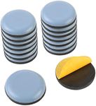 LICQIC Furniture Sliders for Carpet, 16 Pcs PTFE Teflon Appliance Sliders, Self-Adhesive Furniture Glides for Heavy Items (Round, 20 x 20 mm)