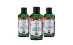 Nature's Veda Ayurvedic Natural Dasapushpam Baby Massage Coconut Oil | Nourishing Growth for Newborns | Virgin Coconut Oil Prevents Dry Skin | Skin Immunity Oil | Non-Sticky Formula | 200 ML