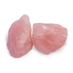 Original Rose Quartz Raw Crystal Healing Rough Stone for Love, Relationship, Manifestation, Meditation, Positivity, Happiness and Reiki Healing - 2 Piece