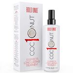 Coconut Heat Protectant Spray For Hair - Leave-In Hair Protect Treatment for Dry Hair, Anti-Frizz, Fade Protection, Anti-Static, Heat Defense, Add Shine and Body - 10 Benefits Styling Product – 250 ml