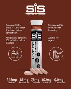 Science in Sport Hydro Electrolyte Tablets, Cola – Hydration Supplement