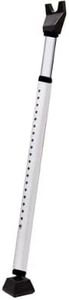 Door Security Bar 2-in-1 Solid Steel (Enhanced Design), Heavy Duty Door Stopper and Sliding Patio Door Jammer for Home or Hotel, Heavy Duty, Adjustable Telescopic Length by Shield