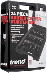 Trend 24 piece router cutter set - 1/4in shank SET/SS24X1/4TC (Package may vary)
