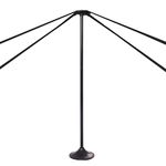 Explore Land Adjustable Boat Cover Support Pole with Straps for V Hull Boat Jon Boat Pontoon Boat, 11005001, Black