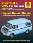 Manual Repair Manual 68-96 Chev & Gmc Full-Size Vans