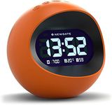 NEWGATE® Digital Centre of The Earth Alarm Clock - Bedside Clock - Desk Clock - Digital Clock - Digital Alarm Clock - Bedroom Accessories - LCD Display - Office Clock