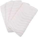 Ubbi Quilted Reusable Changing Pad Liners, Easy to Clean, Waterproof, 4 Count